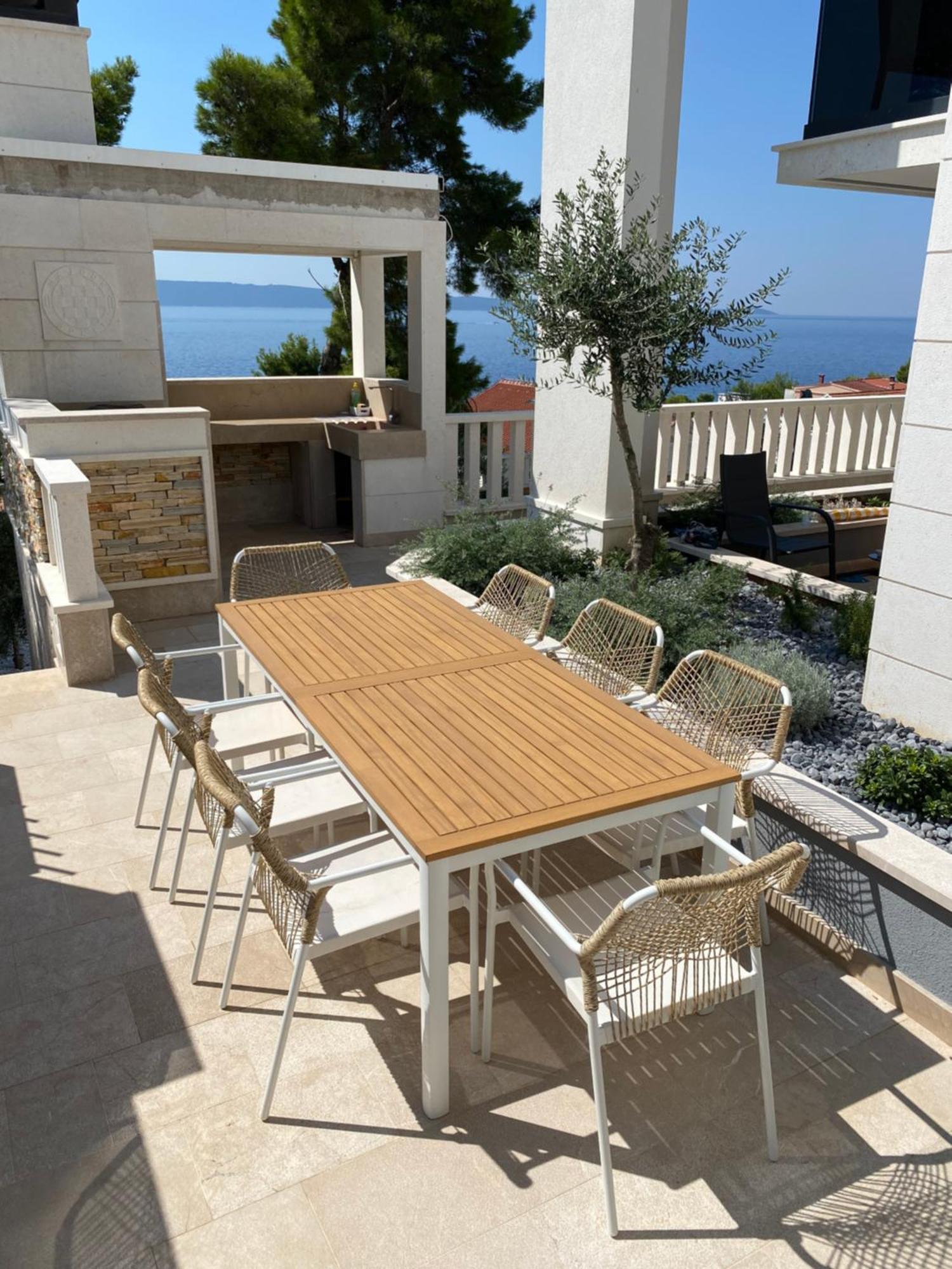 Luxury Beachfront Villa Carlisa Čiovo Buitenkant foto
