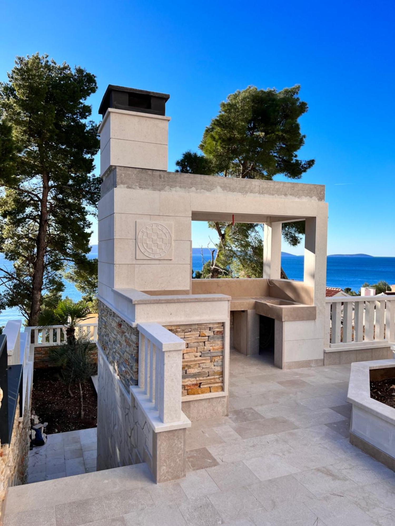 Luxury Beachfront Villa Carlisa Čiovo Buitenkant foto