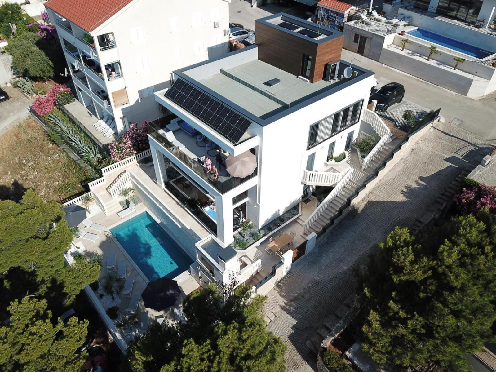 Luxury Beachfront Villa Carlisa Čiovo Buitenkant foto