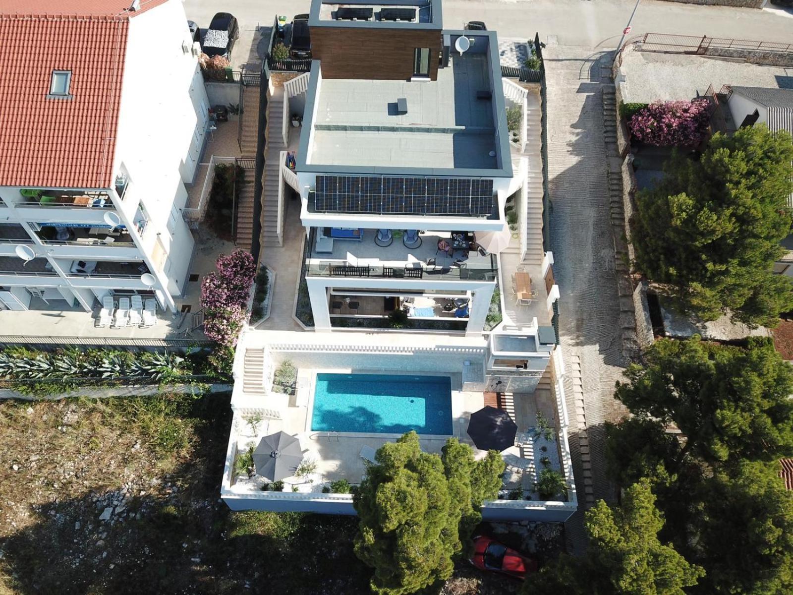Luxury Beachfront Villa Carlisa Čiovo Buitenkant foto